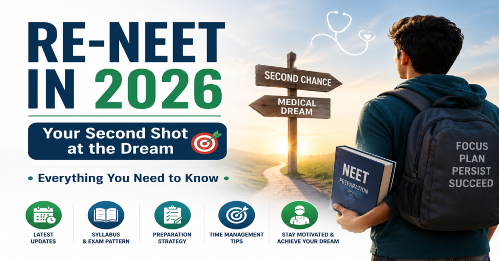 RE-NEET 2026: Second Attempt Guide, Latest Updates