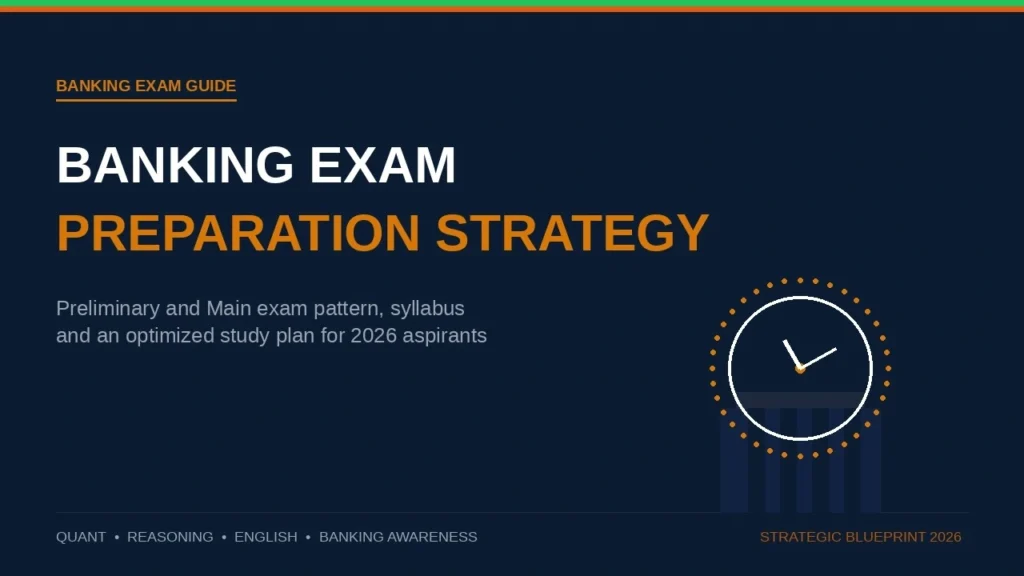 Banking exam preparation strategy