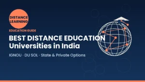 Best Distance Education Universities in India A Complete Guide