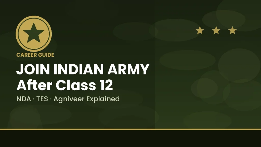 How to Join Indian Army After 12th NDA, TES & Eligibility