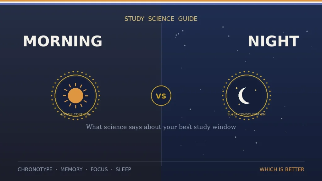 Morning vs Night Study Which Is Better