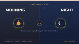 Morning vs Night Study Which Is Better