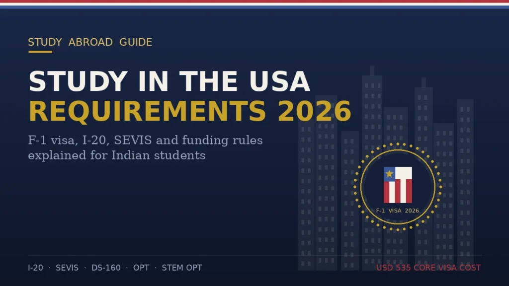 Study in USA Requirements for Indian Students