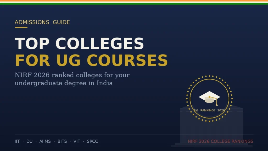 Top Colleges for UG Courses in India