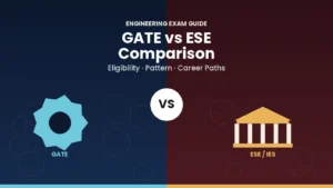 GATE vs ESE Key Differences, Difficulty, Syllabus & Career Scope
