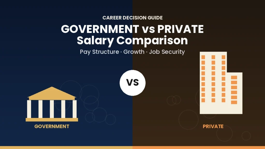 Government vs Private Jobs Salary Comparison A Complete Guide
