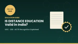 Is Distance Education Valid in India A Complete Guide